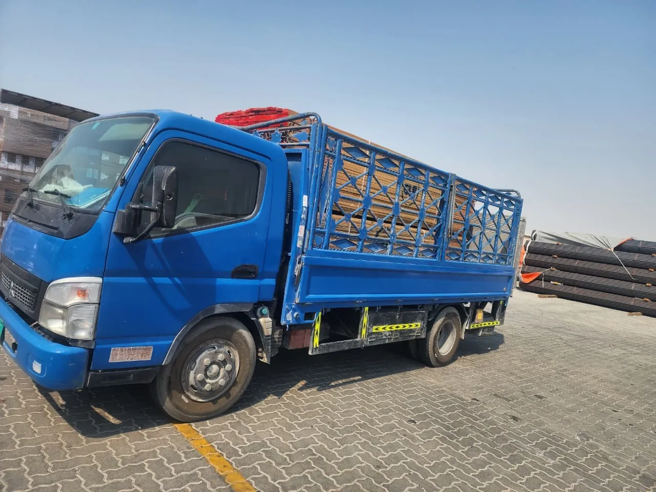3 ton blue pickup truck for rent in Dubai