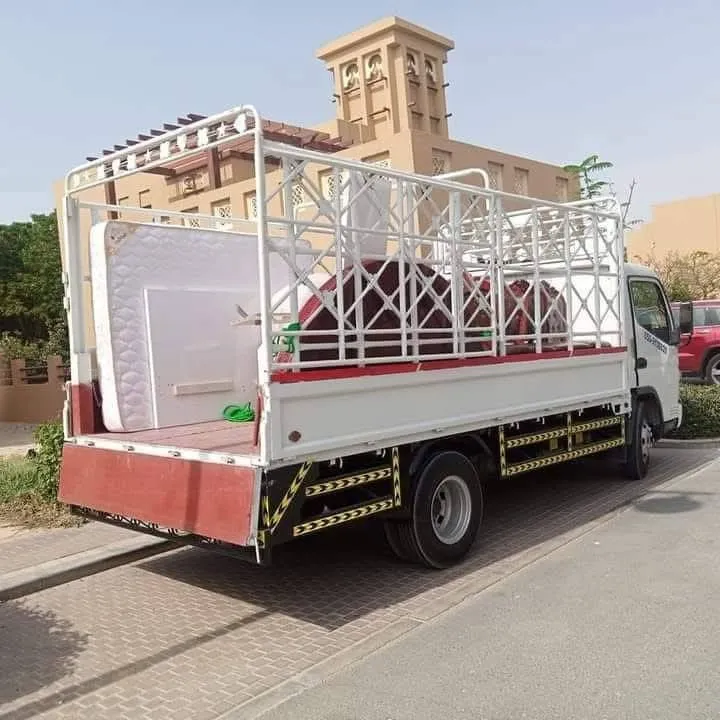 3 ton pickup truck ready for a Dubai apartment move